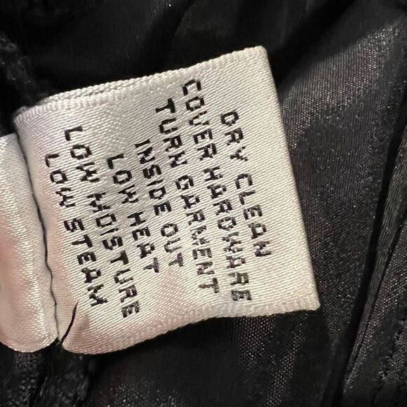 Vintage St. John Sport Women’s 8 Cotton High Rise Wide Leg Black Jeans Stretch - Picture 12 of 13